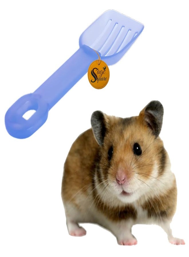 Sage Square Small Pet Waste Removal Tool - Lightweight, Durable Cleaning Scoop for Hamsters, Gerbils, Rabbits, Other Small Animals - Ideal for Litter Box Maintenance & Sand Bath Cleaning - Image 1